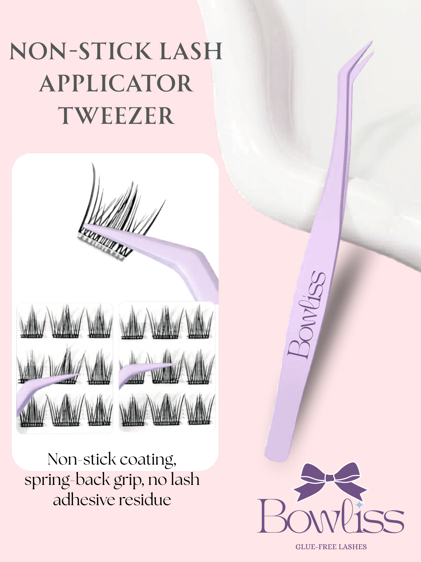 Non-Stick Lash Applicator Tweezer