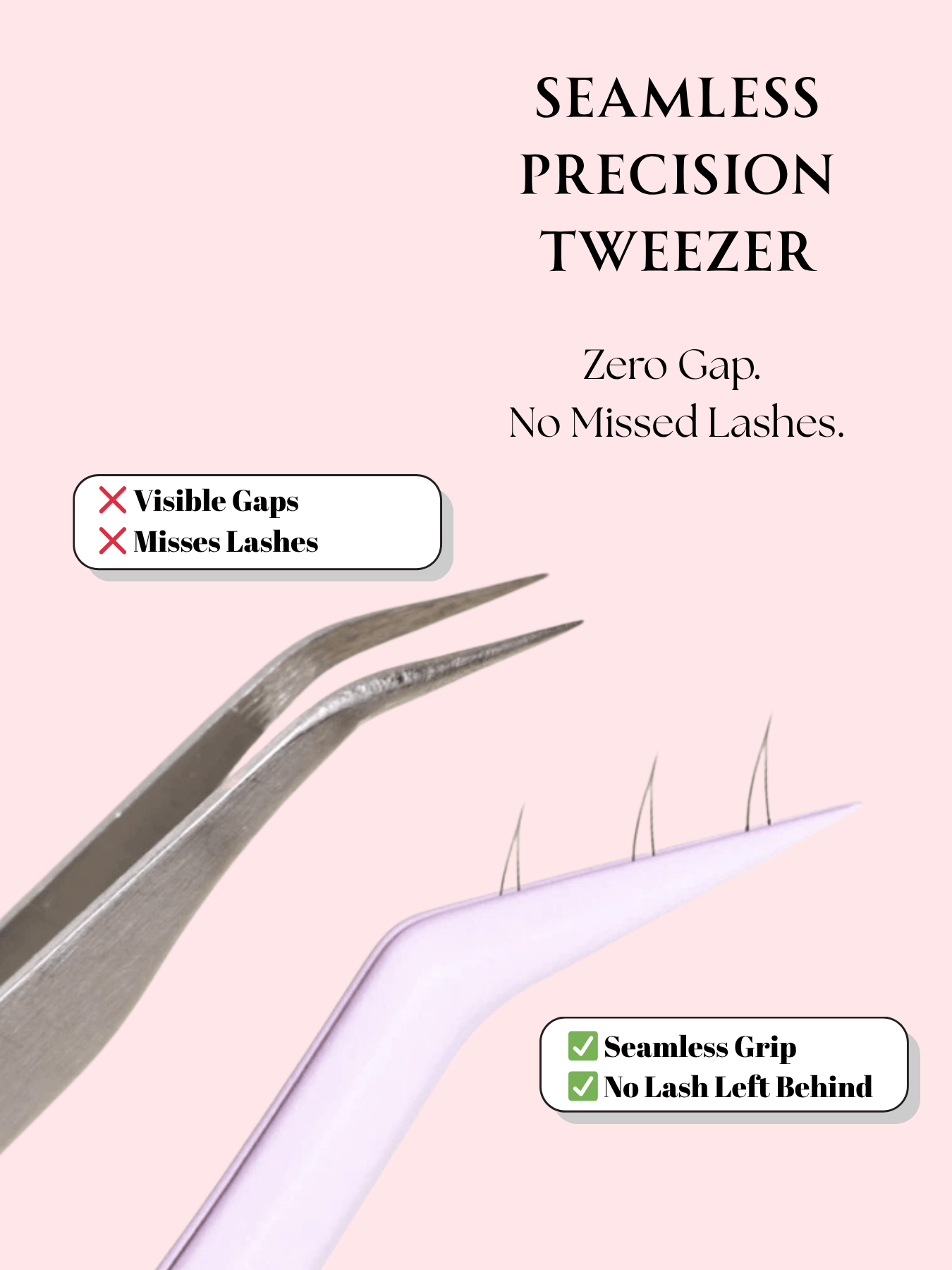 Non-Stick Lash Applicator Tweezer