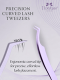 Precision Curved Lash Tweezers