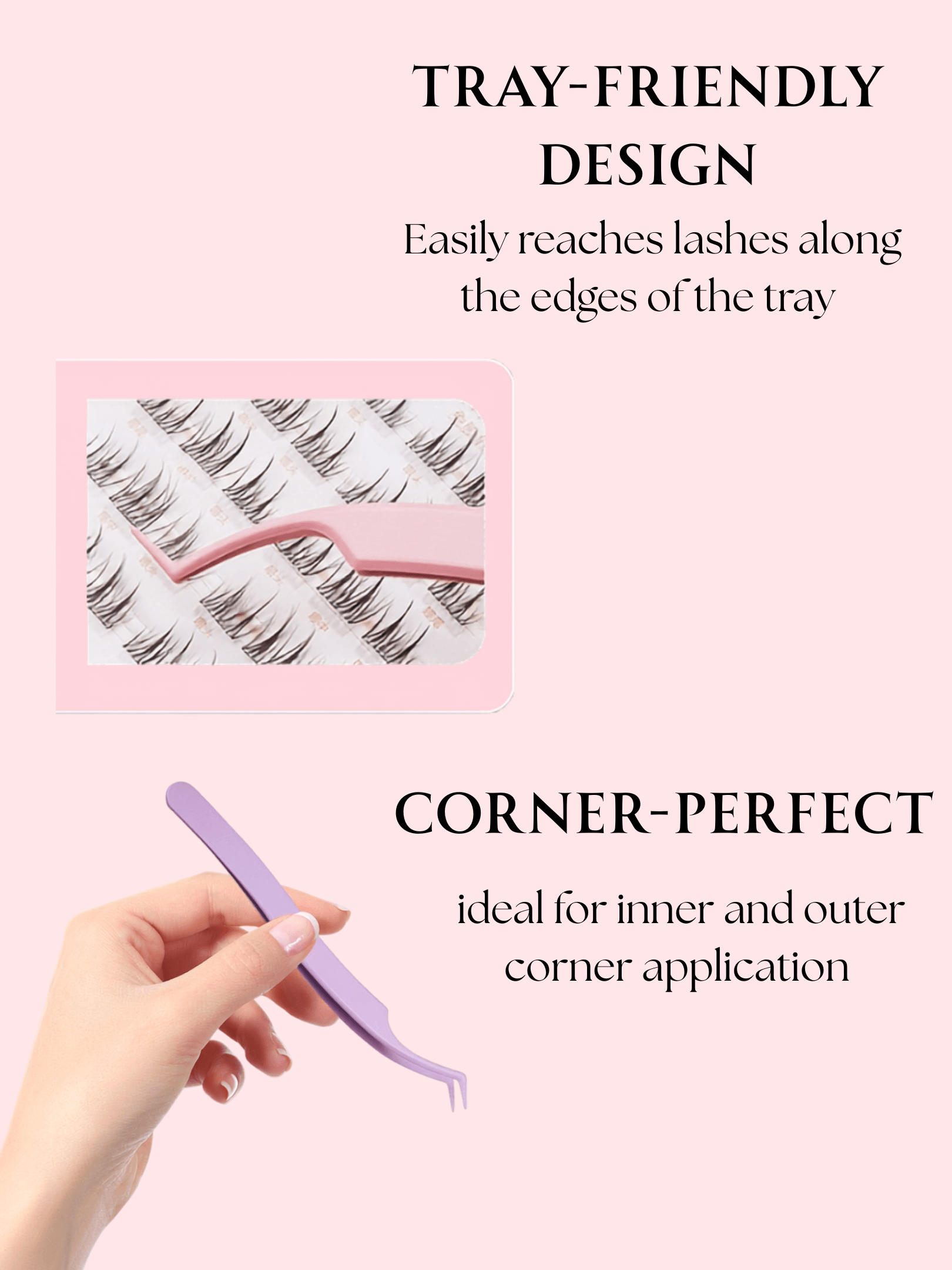 Precision Curved Lash Tweezers