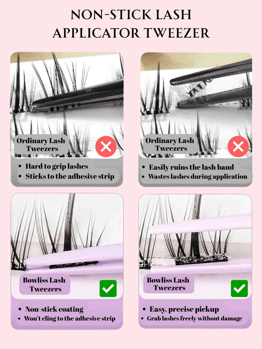 Precision Curved Lash Tweezers