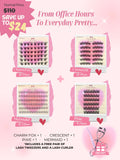 Sep. Limited: Boss Girl Daily Set | 4 Pairs+1 Tweezers+ 1 Lash Curler