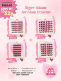 August Limited: Bigger volume Set | 4 Pairs+1 Tweezers